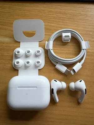 Used Apple AirPods Pro (2nd Gen) with USB-C – Wireless Noise Cancelling Earbuds - Image 1 of 4
