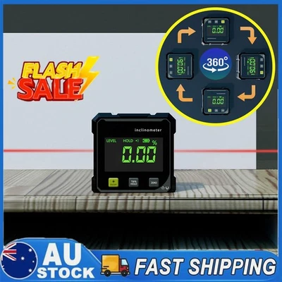 Digital Angle Finder with Electronic Laser, 4-Side Magnetic Angle Gauge, Cube AU - image 1 of 4