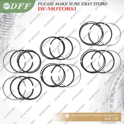 6x Piston Rings Set STD For BMW 335i 535i X6 Z4 E60 E71 E90 N54B30A 3.0 - Image 1 of 4