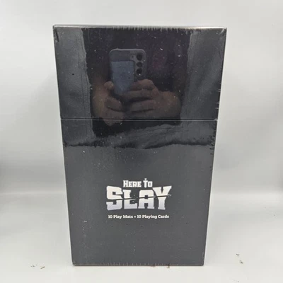 Here to Slay Card Kickstarter Playmats set of 10 + 10ct Promo Cards New Sealed - Image 1 of 4