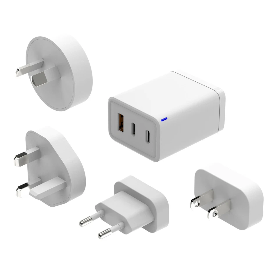 Laser 65W GaN USB-C Wall Charger with 4 Adaptors | Fast Travel Charger - image 1 of 4