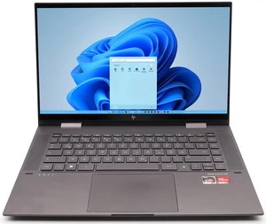 HP Envy x360 15-eu0177ng Notebook 15.6" FHD IPS Touch Ryzen 7 5700U 16GB RAM 1TB - Bild 1 von 6