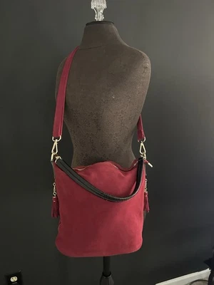 Tiffany & Fred Paris suede handbag - Image 1 of 4