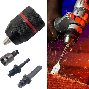 2-13mm Heavy Duty Keyless Chuck Adaptor Conversion 1/4"Hex, SDS Plus, 1/2 Impact - Picture 1 of 13