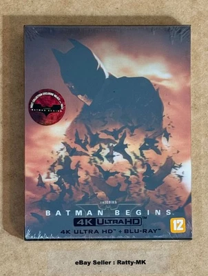 BATMAN BEGINS - WEET COLLECTION LENTICULAR 4K + BLU RAY STEELBOOK - NEW - Image 1 of 4