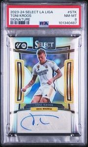 Toni Kroos Signature Autograph 2023-24 Select La Liga PSA 8 Real Madrid - Picture 1 of 5