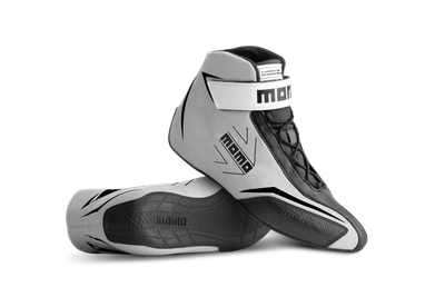 MOMO Corsa Lite Grey FIA Approved Race Boots Size 44 - Image 1 of 3