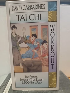 David Carradines Tai Chi Workout VHS Movie Video Cassette Tape - Picture 1 of 2