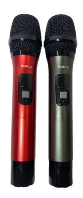 Bietrun SY-WXM-2 UHF Wireless Dual Handheld Dynamic Microphone System (2 Mics) - Image 1 of 3