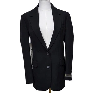 Babaton Blazer Damen XS Schwarz Neu Agency Expertly Tailored Jacke Workwear Neu mit Etikett - Bild 1 von 22