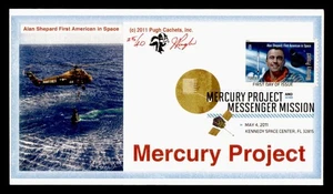 DR WHO 2011 FDC SPACE PROJECT MERCURY PUGH CACHET M54250 - Picture 1 of 2