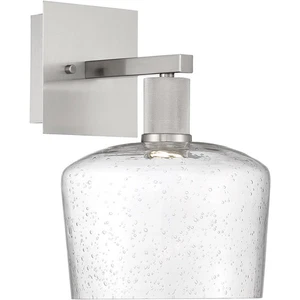 Access Lighting 63144LEDD-BS/SDG Port Nine Wall Sconce Brushed Steel - Picture 1 of 7