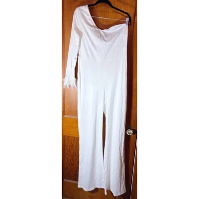 Disfraz Mono Disco Para Mujer ABBA Anime Mama Mia Pluma Blanca Foto 1 de 4