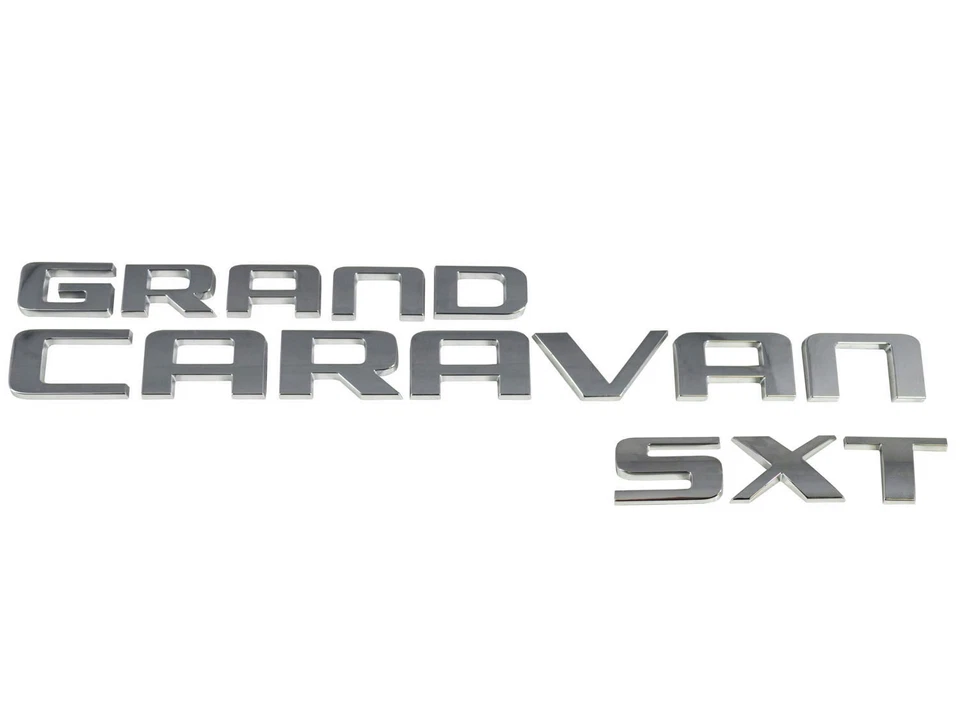 New Dodge Grand Caravan Van SXT Back Door Lift Gate Logo Emblem Badge Nameplate - Image 1 of 1