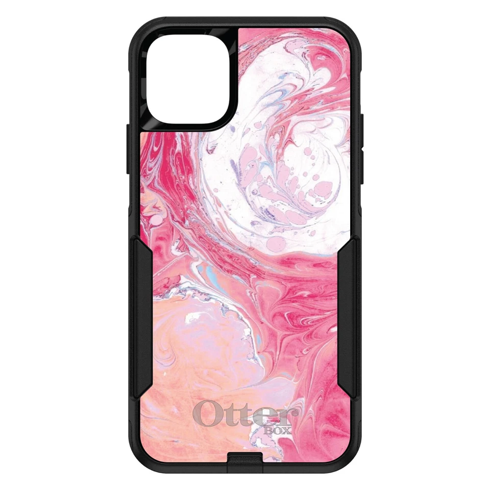 OtterBox Commuter para Apple iPhone (Elige Modelo) Rosa Caliente Azul Blanco Mármol Foto 1 de 1