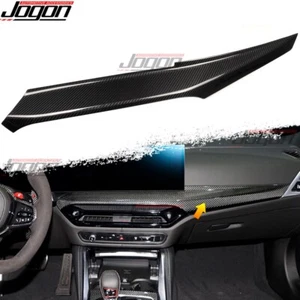 Real Carbon Console Dashboard Panel Strip For BMW M240i G42 M2 G87 M4 xDrive M50 - Picture 1 of 14
