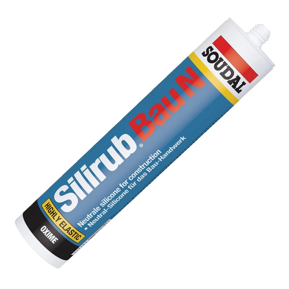 Soudal Silirub Bau N Bausilikon Silikon Dichtstoff 300ml Kartusche