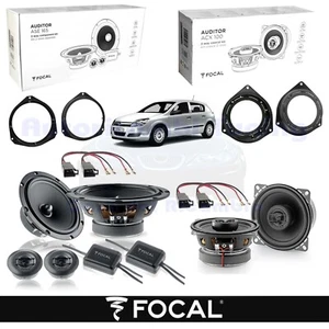 Focal Auditor ASE165 + ACX100 Speakers Front + Rear For Opel Astra H - Picture 1 of 15