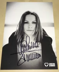 Christina Stürmer Original signierte Autogrammkarte Autogramm Musik Lautlos #14 - Bild 1 von 1