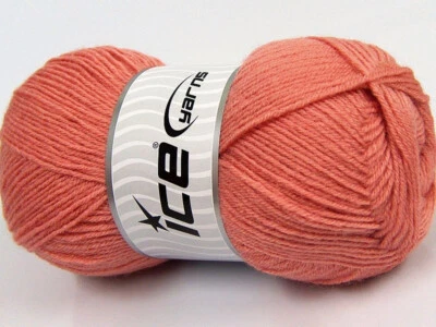 Lote de 4 Hilos de Oro Merino Lana Fina 4x100g Salmón Foto 1 de 4