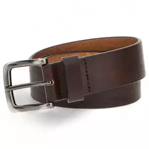 Cinturón GUESS genuino de cuero masculino marrón - BMCVVLP4435DKB - Imagen 1 de 3