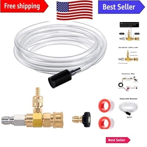 Adjustable Dilution Ratio Soap Injector for Pressure Washers - Quick Connect - Picture 1 of 8