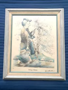 Seymour Rosenthal "Holiday Season" Bleistift signierter Druck 13/250 - Bild 1 von 19