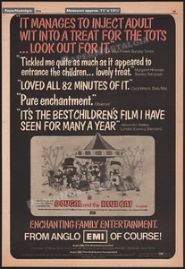 DOUGAL AND THE BLUE CAT__Original 1972 Trade print AD / poster__Eric Thompson - Picture 1 of 1