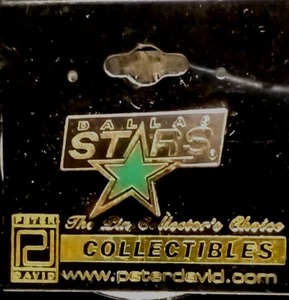 Peter David NHL National Hockey League Dallas Stars Logo Pin New on Card - Picture 1 of 1