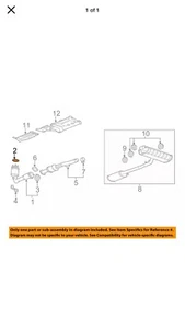 Convertidor de escape y junta de tubería GM FABRICANTE DE EQUIPOS ORIGINALES 24505057 - Imagen 1 de 4