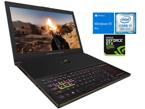 ASUS ROG 15.6" Laptop, i7-8750H, GTX 1080, 16GB RAM, 512GB NVMe, Windows 10 Pro - Picture 1 of 7