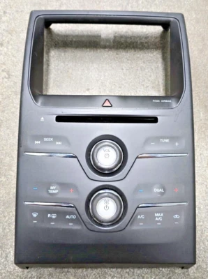 Unidad de módulo de control climático radio AM FM temperatura calor aire acondicionado Ford Flex 14-19 OEM Foto 1 de 4