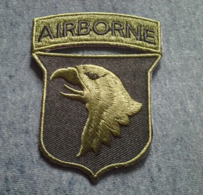101ST AIRBORNE SUBDUED (3-5/16") US ARMY Military Patch PM0707 EE - Image 1 of 3