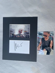 Christoph Schneider 'Rammstein' firmado Picaporte 24x30 autógrafo + foto de prueba - Imagen 1 de 1