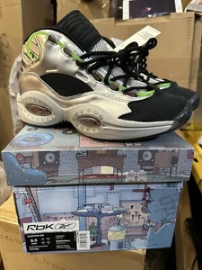 Reebok Question Mid x Illumination's Minions Gru's Lab 2020 Size 9.5 With Box - Picture 1 of 10