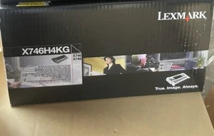 Lexmark C746H4Kg High-Yield Toner Cartridge, 12000 Yield, Black, - Picture 1 of 1