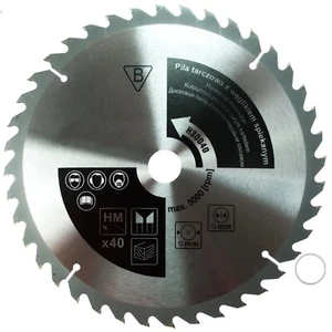 Kreissägeblatt Stahlkreissäge 180x40x20 mit Reduzierring 20-16 mm H18040 - Bild 1 von 1