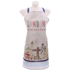Grembiule da cucina per adulto Londra Puckator tessuto stampa London Ted Smith - Foto 1 di 4