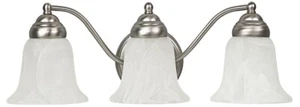 Capital Lighting 1363-117 Nickel 3-Light Bathroom Vanity Fixture - Picture 1 of 2