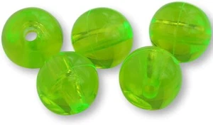Cuentas redondas fluorescentes verdes fluorescentes 8 mm 200 unidades aparejo de pesca envío gratuito - Imagen 1 de 2