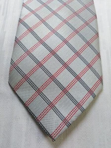 ROCCOBAROCCO 100% SILK TIE SETA CRAVATTA NECKTIE MADE ITALY SELF TIPPED - Imagen 1 de 6