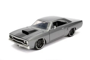 1/24 Jada Fast & Furious Dom's Plymouth Road Runner diecast gris metálico 30745 - Imagen 1 de 2