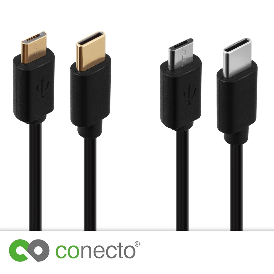 USB C auf micro USB 2.0 Kabel Datenkabel Ladekabel Sync Handy Smartphone Adapter - Bild 1 von 1