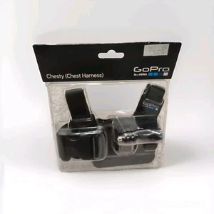 Genuine GOPRO Chesty Chest Mount Body Harness Black Angle Mount - Picture 1 of 5