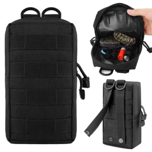 Bolsa Táctica Molle EDC Cintura Cintura Negra Militar Bolsas Cintura Paquete Bolso Bolsillo EE. UU. - Imagen 1 de 10