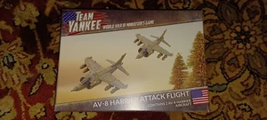 GF9: Team Yankee U.S. 15mm Miniatures Box - AV-8 HARRIER ATTACK FLIGHT b - Picture 1 of 1