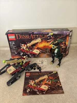 LEGO Dino Attack: Iron Predator Vs. T-Rex (7476) 100% Complete with Box  - Image 1 of 4