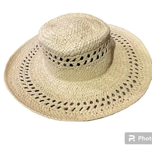 Universal Thread Wide Brim Straw Women's Summer Hat Beach Vacation Coastal - Picture 1 of 3