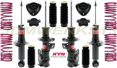 KYB SHOCKS STRUTS MOUNTS BOOTS SPRINGS KIT For SUBARU IMPREZA WRX SEDAN 02 - 03 - Изображение 1 из 4