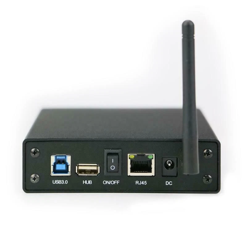 WiFi 3.5" SATA HDD Enclosure Desktop Hard Drive Case Repeater External Storage  - Image 1 of 4